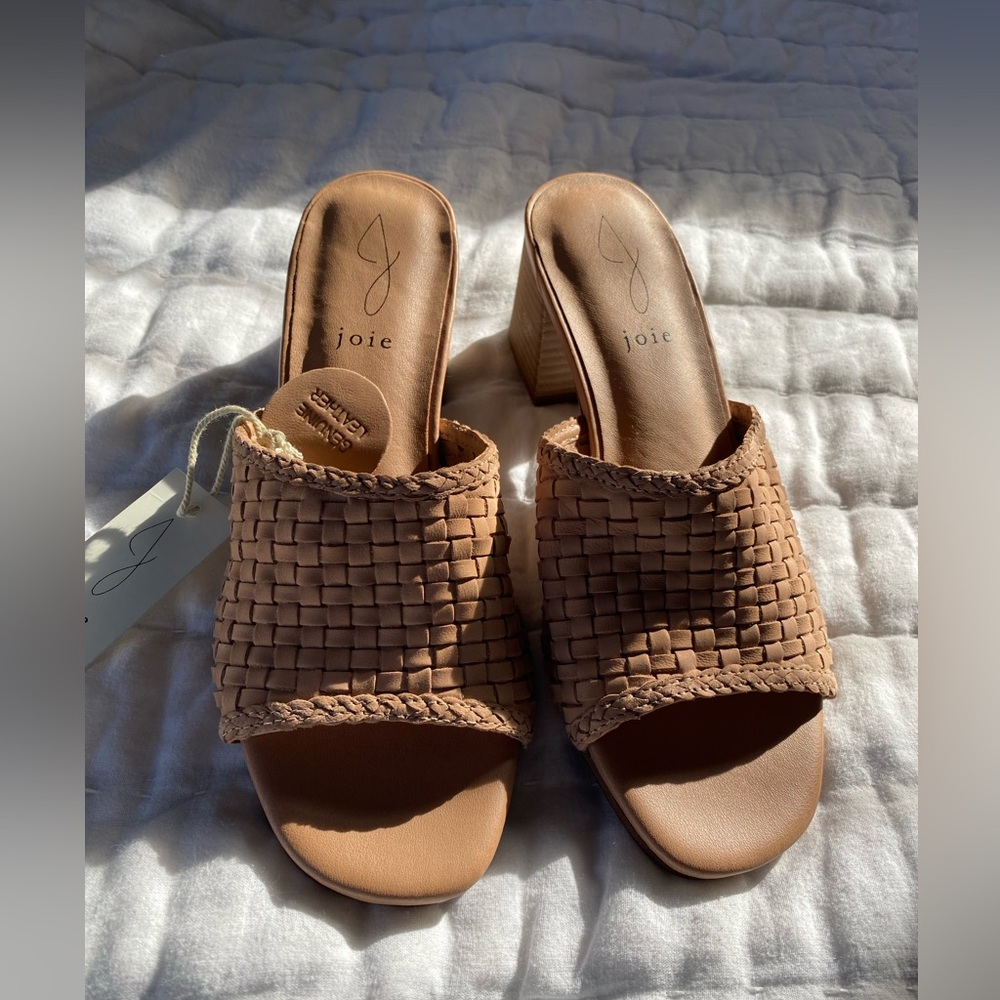 Joie Mule, Heeled Sandal, Leather, Size 7.5